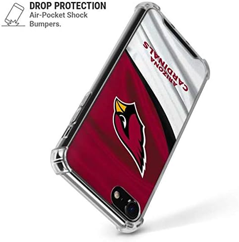 Skinit Clear futrola za telefon kompatibilna sa iPhoneom 8-zvanično licencirani NFL Arizona Cardinals dizajn