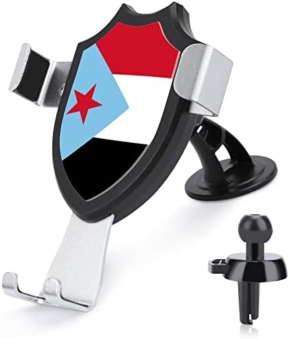 Držač telefona za zastavu u jugu Jemen za automobil za usisavanje automobila Univerzalni mobitel Kompatibilan je sa svim pametnim telefonima