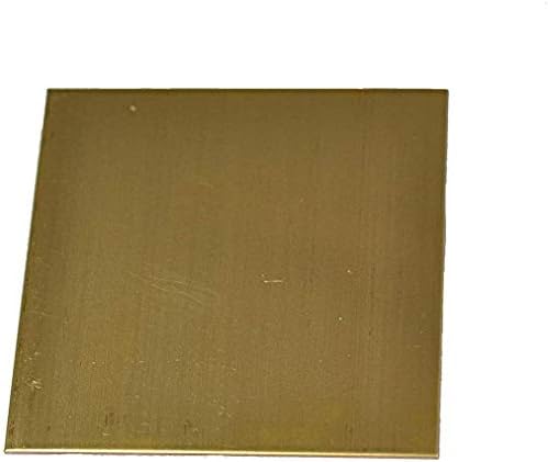 HAOKTSB mesing ploča mesing bakar lim ploča Metal sirovo hlađenje industrijski materijali H62 Cu 50mmx50mm, 1 50 50mm čista bakrena folija