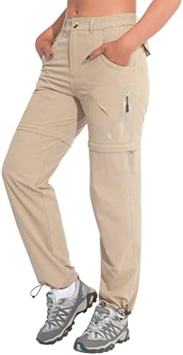 Mali magarac Andy Ženski konvertibilni zip pantalone Brze suhostepene planinarske putne pantalone