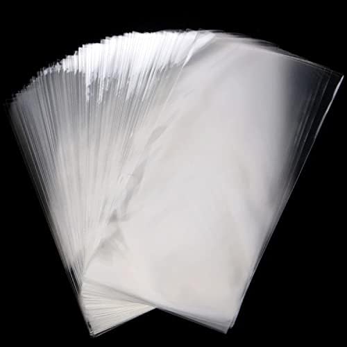 300 kom prozirni papirni držač novca, 6,88 x 3,34 inča prozirna papirna torba za zaštitu novca papirni