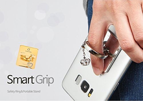 SMG-CH-RGH Smart Grip Ch prsten drži iPhone, iPad, iPod, Galaxy, Xperia, pametni telefon i Tablet računar sa 1 prstom, prevencijom pada, funkcijom postolja