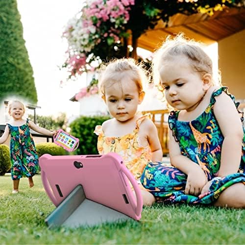 Yobanse Dečiji tablet, 7 inčni tablet za decu 3GB RAM 32GB ROM Android 11.0 TODDLER tablet sa Bluetooth, WiFi, GMS, roditeljskim nadzorom, dvostrukom kamerom, otporna na udarce, edukativni, igre ...