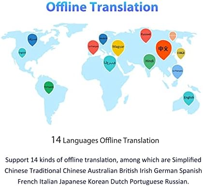 GOWENIC T10 PRO prijenosni Prevodilac uređaja, Wi-Fi & amp; Nije prevod 138 jezika, dvosmjerni jezik Prevodilac