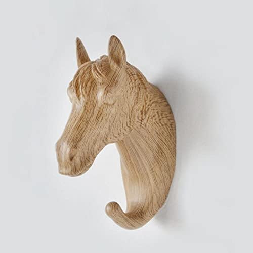 Kopiqin zanatsko ukrašavanje elegantne jedne konjske glave zidne smole kukom crtane kuke nakit Ključni