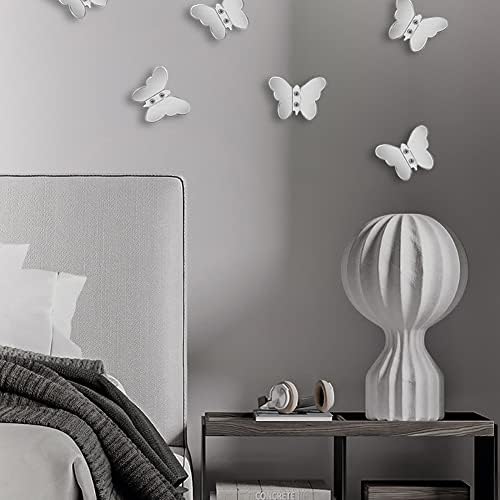 OAUTOSJY 5pcs Butterfly kaput Hoods Zidni metalni kuke od nehrđajućeg čelika ručnik kuka ukrasni zidni kuke za
