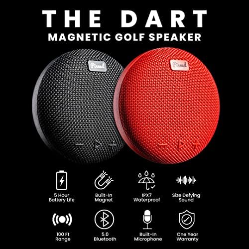 Zakačeni Golf Dart prenosivi magnetni Golf Cart Bluetooth zvučnik sa ugrađenim mikrofonom | 5 sat