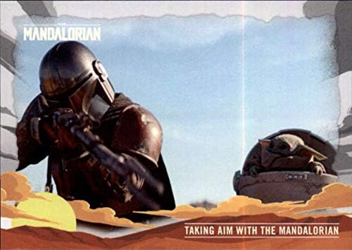 2020 Topps Mandalorian Journey of the Child 4 cilj sa Mandalorian Baby Yoda Star Wars trgovačkom karticom
