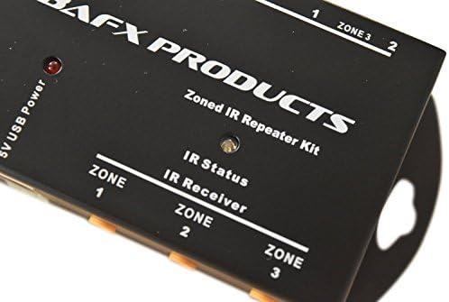BAFX proizvodi - Trostruko zona IR repetitorski komplet / daljinski upravljač Extender komplet za infracrvene uređaje za daljinsko upravljanje