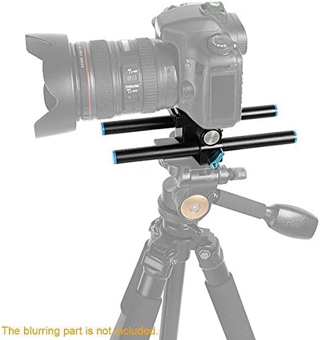 Yosoo univerzalna DSLR kamera Osnovna ploča 15mm sistem nosača šine sa 1/4 Vijčanom pločom za brzo otpuštanje za praćenje mat kutije