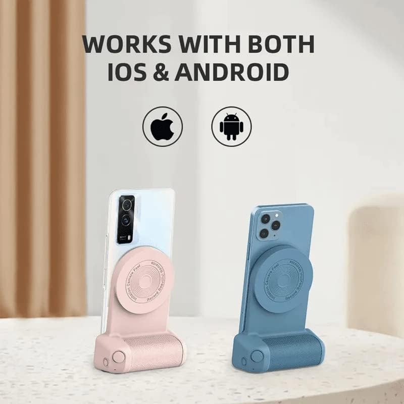 Bluetooth nosač sa magnetnom kamerom, stalak za fotografije sa magnetnom ručkom protiv Protresanja, držač Bluetooth stabilizatora za Selfie pametnog telefona za ljubitelje selfija