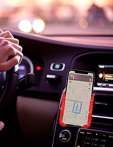SHENYI Bling držač za automobilski Telefon nosač za automobil, Mini držač za mobilni telefon sa ventilacijom