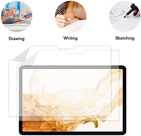 forubar [2 pakovanje] zaštitnik ekrana sa osećajem papira ,za Samsung Galaxy Tab S8 Plus 12,4 inča, [jednostavna instalacija] [otporan na ogrebotine] Prijateljski dodirni zaštitnik ekrana