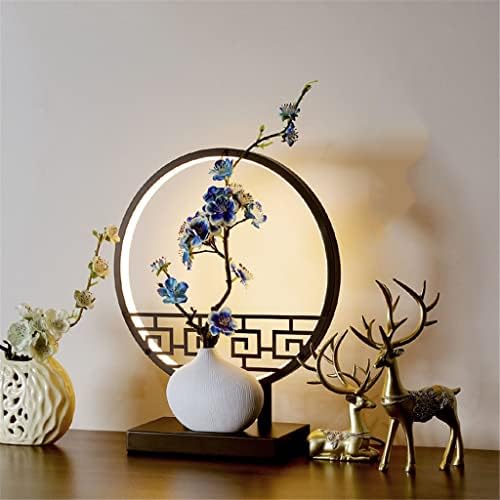 Zhaolei LED stolni svjetiljki metalni tablica kovanog željeza lampe za vazu oblika noćnog svjetla