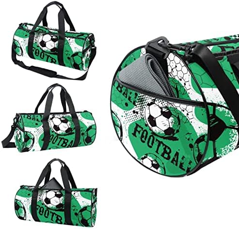 MaMacool fudbalska zelena lopta torba za nošenje preko ramena platnena putna torba za teretanu Sport Dance Travel