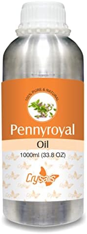 CrySalis Pennyroyal ulje | čisti i prirodni nerazređeni esencijalni organski standard | za nerazrijeđenu terapijsku ocjenu | aromaterapijsko ulje | 1000ml / 33.8FL OZ