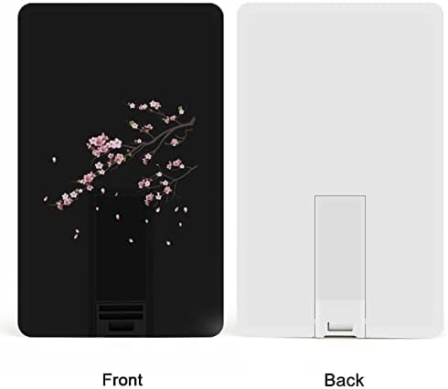 Pink Cherry Cvjetovi USB memorijski stick Poslovni bljeskališta Kartica za karticu kreditne kartice