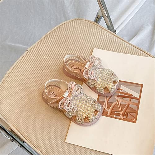 Djevojke kože Rhinestones vez dizajn luka dizajna mekane princeze haljine ravne cipele (toddler / djevojke / djevojke odijevaju cipele