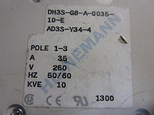 Heinemann DM3S-G8-A-0035-10E prekidač 35Amp 3POLE 250VAC