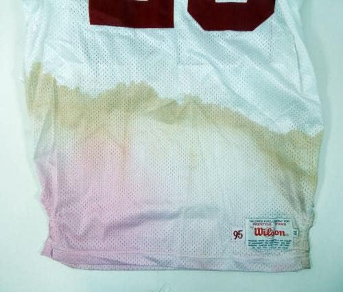 1995 San Francisco 49ers Marquez Pape # 23 Igra izdana Bijeli dres 44 DP30195 - Neincign NFL igra rabljeni dresovi