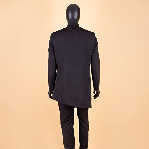 Afrički odijelo za muškarce Jednoj grudi Slim Fit jakne i pantalone 2 komada set poslovnog odijela