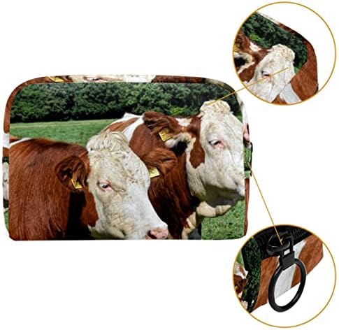 Toaletna torba, kozmetička torba za putovanja za žene muškarce, životinjske dvije krave