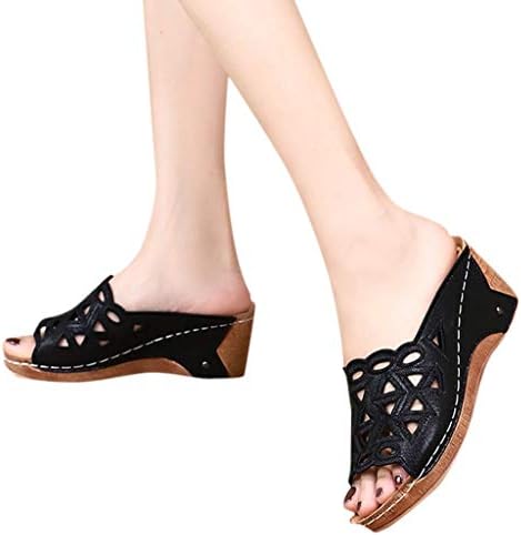 Papuče za žene ljetne ženske papuče ljetni klinovi donje sandale Ležerne cipele cipele za šetnju