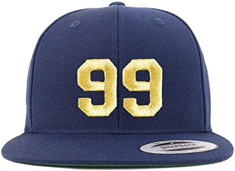 Moderna Prodavnica Odjeće Broj 99 Zlatna Nit Sa Ravnim Novčanicama Snapback Bejzbol Kapa