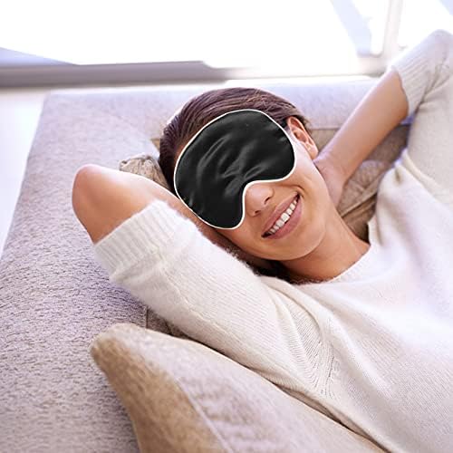 Doitool 2pcs silk maske za oči maske za spavanje sjenila za oči Podesive noćne blacktout pokriva slijepim