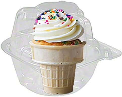 50 jumbo pojedinačni kontejneri za cupcake veliki snažni kvalitet jasni pojedinačni kontejneri za Cupcake