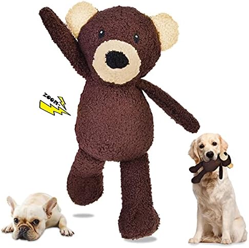 Ankinghor Squaky pse igračke, troslojne trajne punjene pseće igračke za agresivne žvakače malu srednju