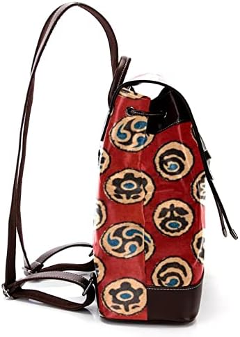 VBFOFBV ruksak za ženske pantalonske bakfa za laptop Travel Casual torba, japanski crveni mramori Vintage