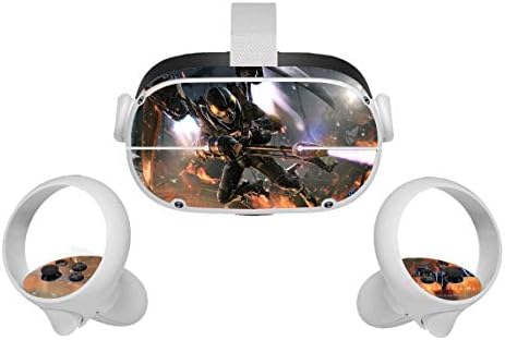 Tamne viteške filmske naljepnice kože za oculus Quest 2, VR slušalice i kontroleri naljepnica Zaštitni dodaci