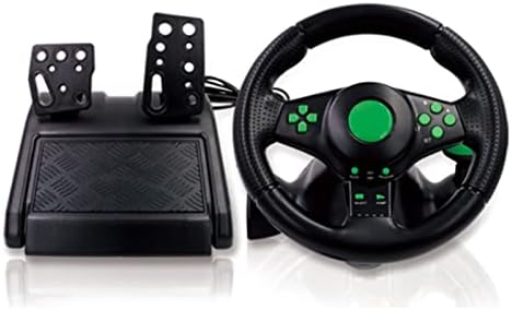 XXG 4 u 1 Igrački upravljač s papučicama 180 stupnjeva rotacijski vibracijski USB upravljač Kompatibilni kotač za volan