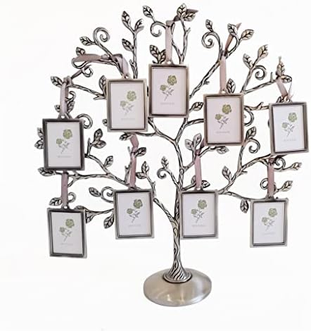 TJLSS okvir za slike porodičnog stabla držite 9 visećih fotografija za godišnjicu božićnih poklona za