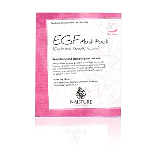 Naisture Premium maska za lice-E. G. F 5 pakovanje esencija za njegu kože za cijelo lice regenerirajući hidratantni tretman za njegu kože za žene muškarce