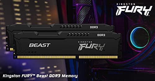 Kingston Fury Desktop PC memorija DDR3 1866MHz 8GB X 2 Kingston Fury Beast CL10 KF318C10BBK2 / 16