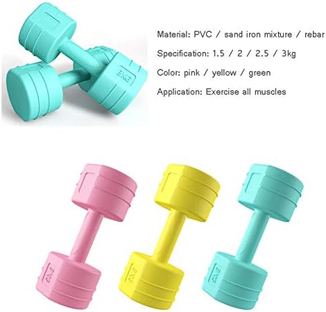 Vinil bučica weight Pair 2dumbbells, multifunkcionalna mrena sa više specifikacija, trening mišića ruku oprema za fitnes vježbe za dizanje tegova za kućnu teretanu