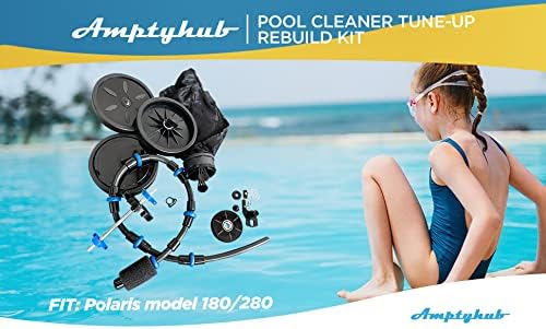 Sredstvo za čišćenje bazena Amptyhub Rebuild komplet za zodijak Polaris Black Max 280 sredstvo za čišćenje