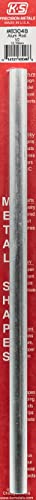 K & amp;S Precision Metals 83048 okrugli čvrsti aluminijumski štap, 1/2 od x 12 dugačak, 1 komad, napravljen u SAD-u