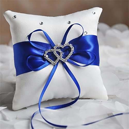 LEPSJGC cvijet djevojka korpa romantični dan vjenčanja kolekcija plavi saten Beaded Bowknot ukrasiti