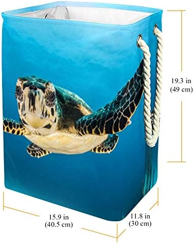 Tizorax Baby Turtle Face u Caymanslaundry Basket korpe za odlaganje ugrađena podstava sa odvojivim