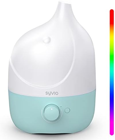 Syvio ovlaživači za spavaću sobu Baby, Syvio 2.8 L Cool Mist ovlaživači i 1.8 L slatki 7-Color Night Light Cool Mist ovlaživači za bebe, biljke, kućne ljubimce, cijelu kuću, Top Fill, BPA Free, Quiet