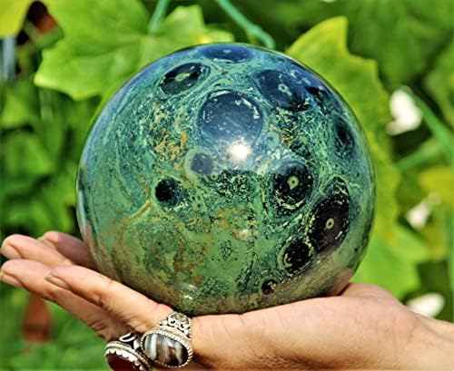 Polirani prirodni zeleni nebula kristalni kvarcni čakre izlječenje metafizičke kamena sfera velika meditacija feng shui aura zatvorena lopta