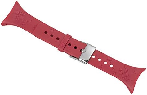 Sencato Watch Band kompatibilan sa Suunto M serije žene M1 M2 M4 M5, meke gume zamjena sat kaiš za Suunto Smart Watch M serije žene & Širina 16mm, crven