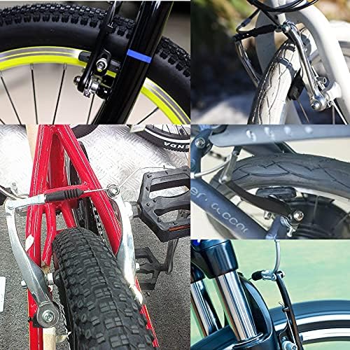 HSMENG 2 par Bike V kočnice, planina prednja i zadnja bicikla sa 2 biciklističke kočne kablove žicom, 2 komada kablske kabele