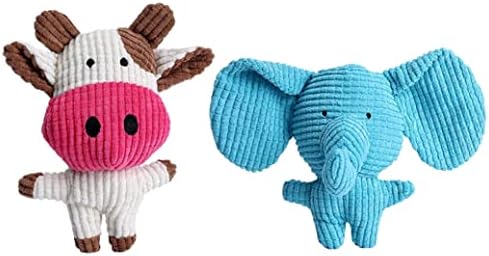 Yaptes Pet Squeaky igračka, štenad elefant igračka interaktivna punjena životinjska igračka za