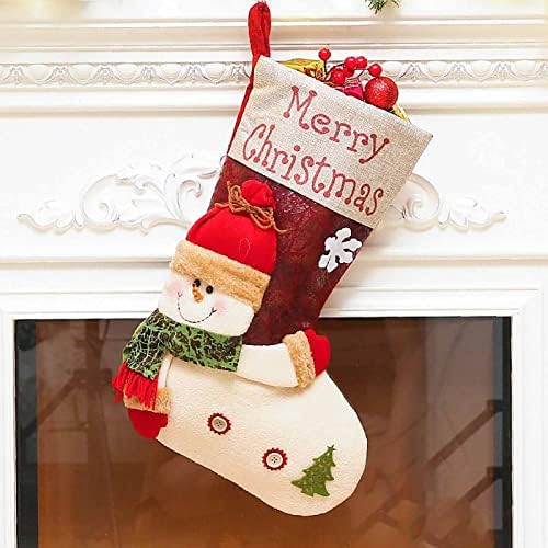 Božić Santa Claus čarapa poklon bombona torba snjegović Santa Claus džep Božić stablo viseći ukras poklon torba za djecu Sgcabi3b9cgeun