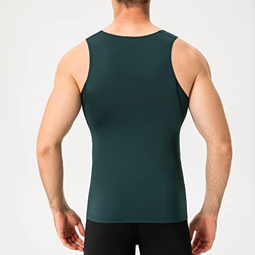 3 pakovanja muške atletske kompresijske majice Tank Top Dry Fit sportske majice sa osnovnim slojem