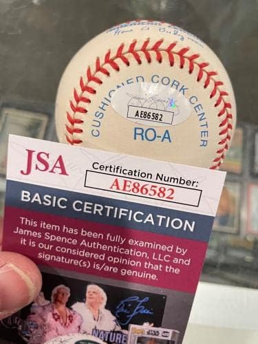 RUSS GOETZ UMPIRE Karijera Single potpisan bejzbol JSA Rijetki - autogramirani bejzbol